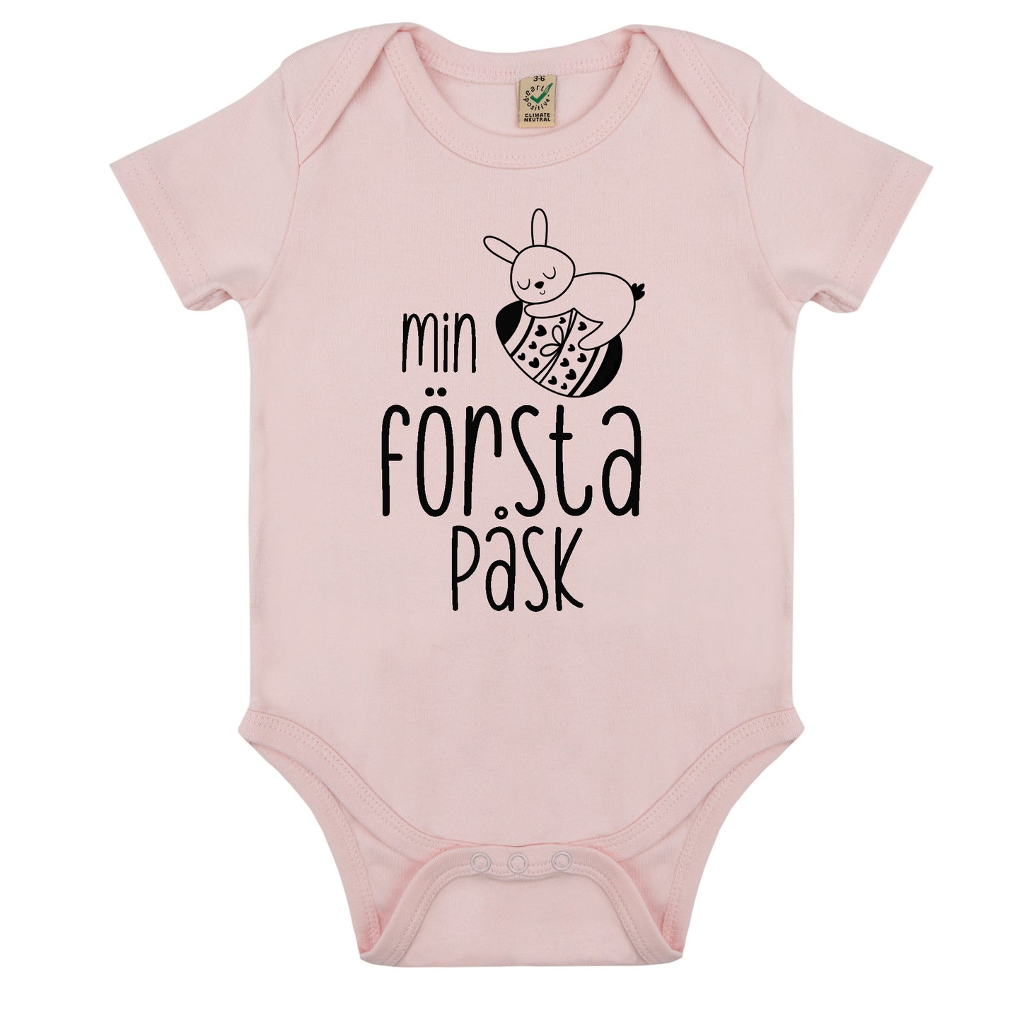 Min Första Påsk Babybody Nyfödd-Lovely Text