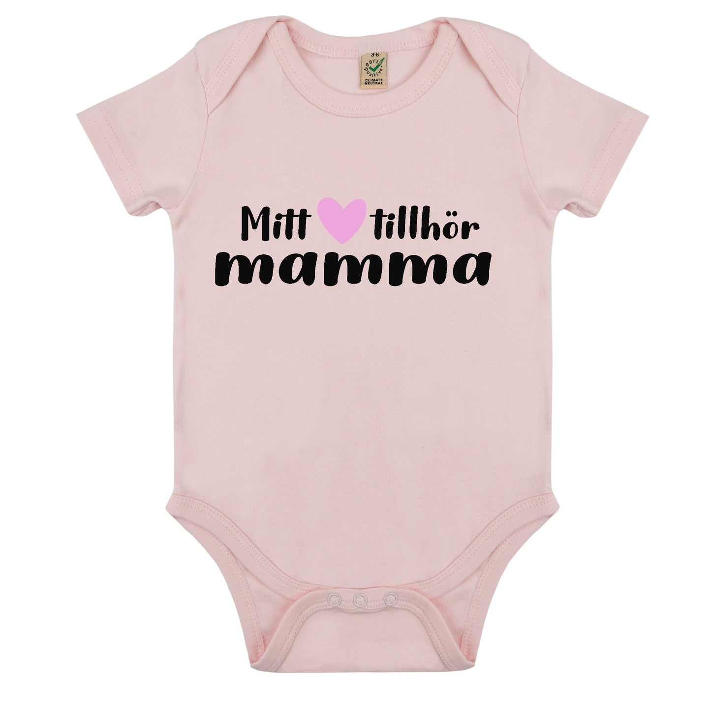 Mitt Hjärta Tillhör Mamma Babybody Nyfödd-Lovely Text