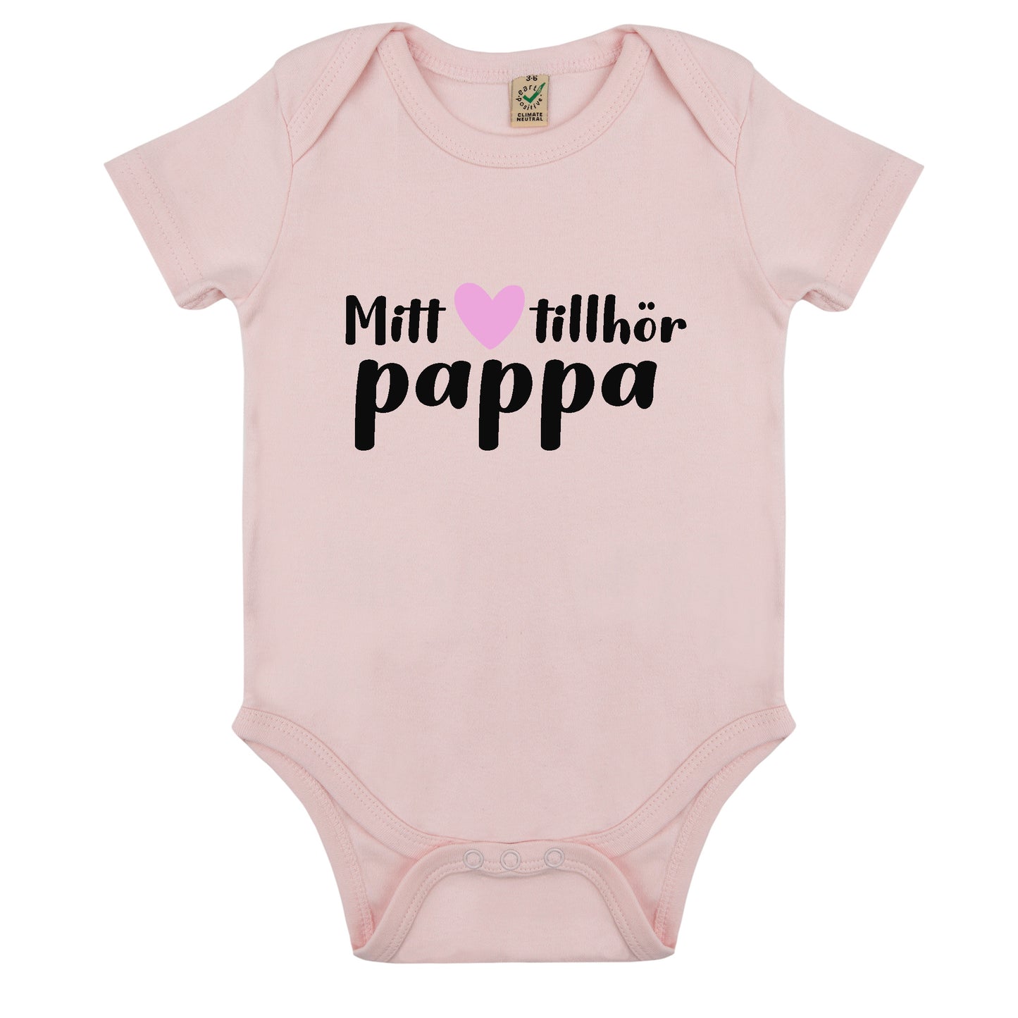 Mitt Hjärta Tillhör Pappa Babybody Nyfödd-Lovely Text