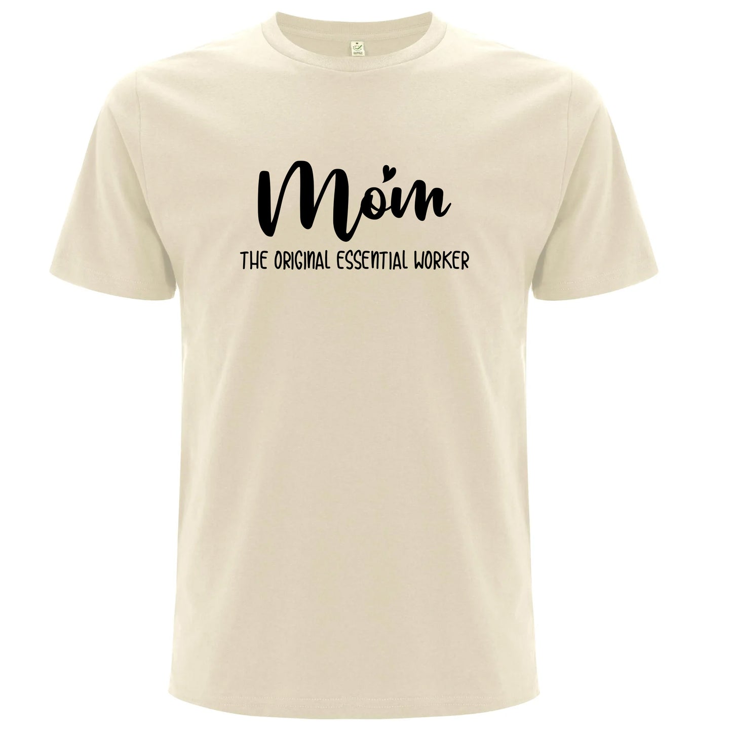 T-shirt för Mamma – Den Ursprungliga Essentiella Arbetaren-Lovely Text
