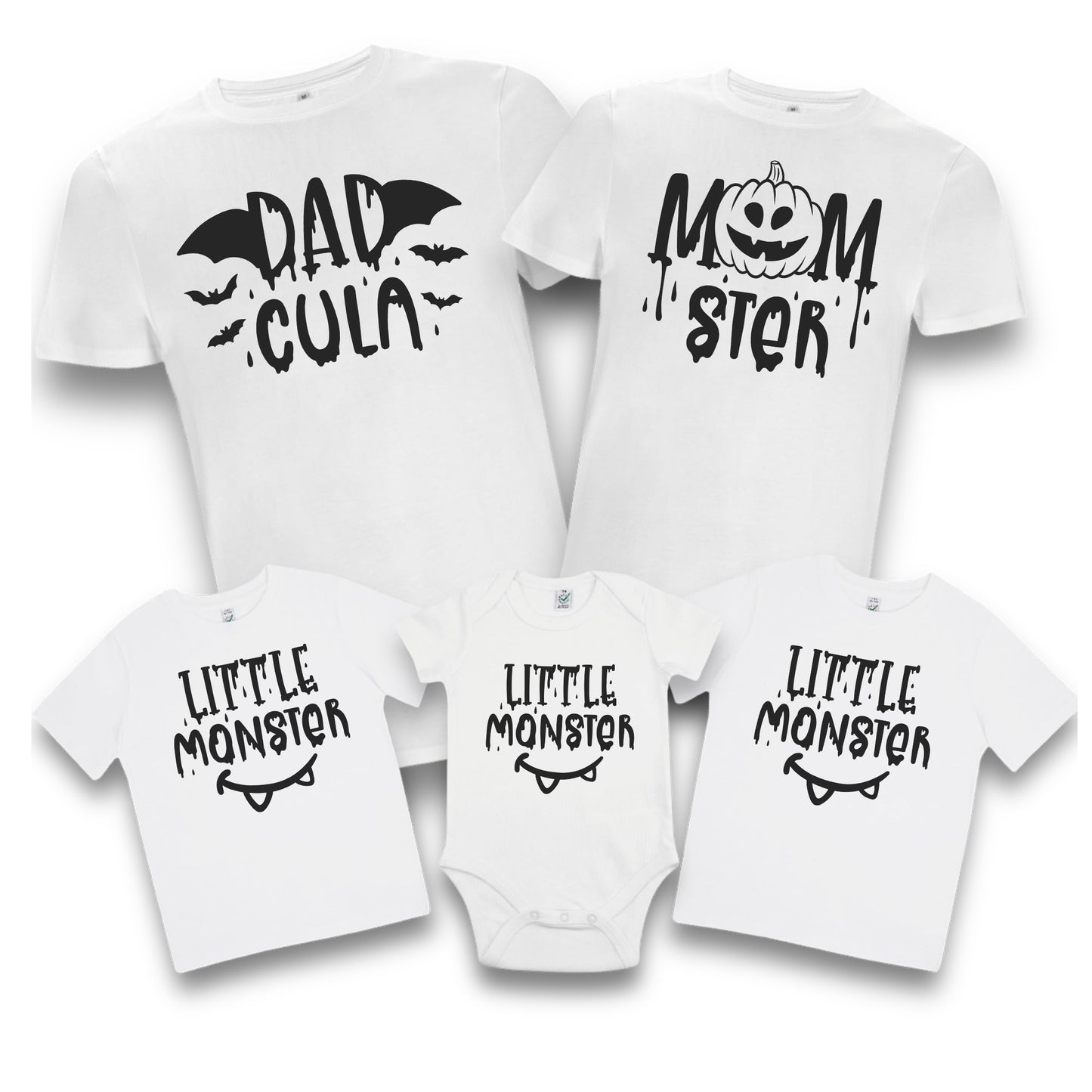 Little Monster – Halloween T-shirt Barn (Matchar Momster & Dadcula)