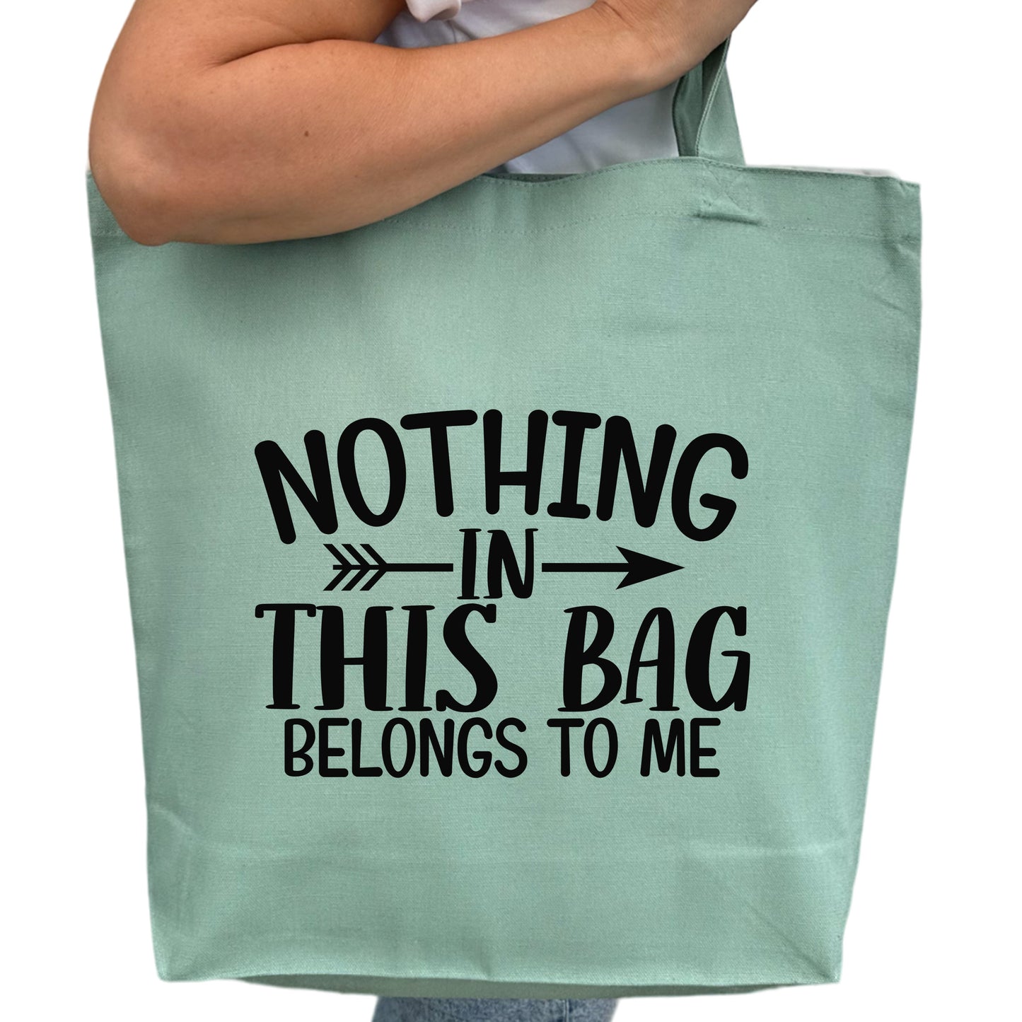 Nothing In This Bag Belongs To Me Tygpåse