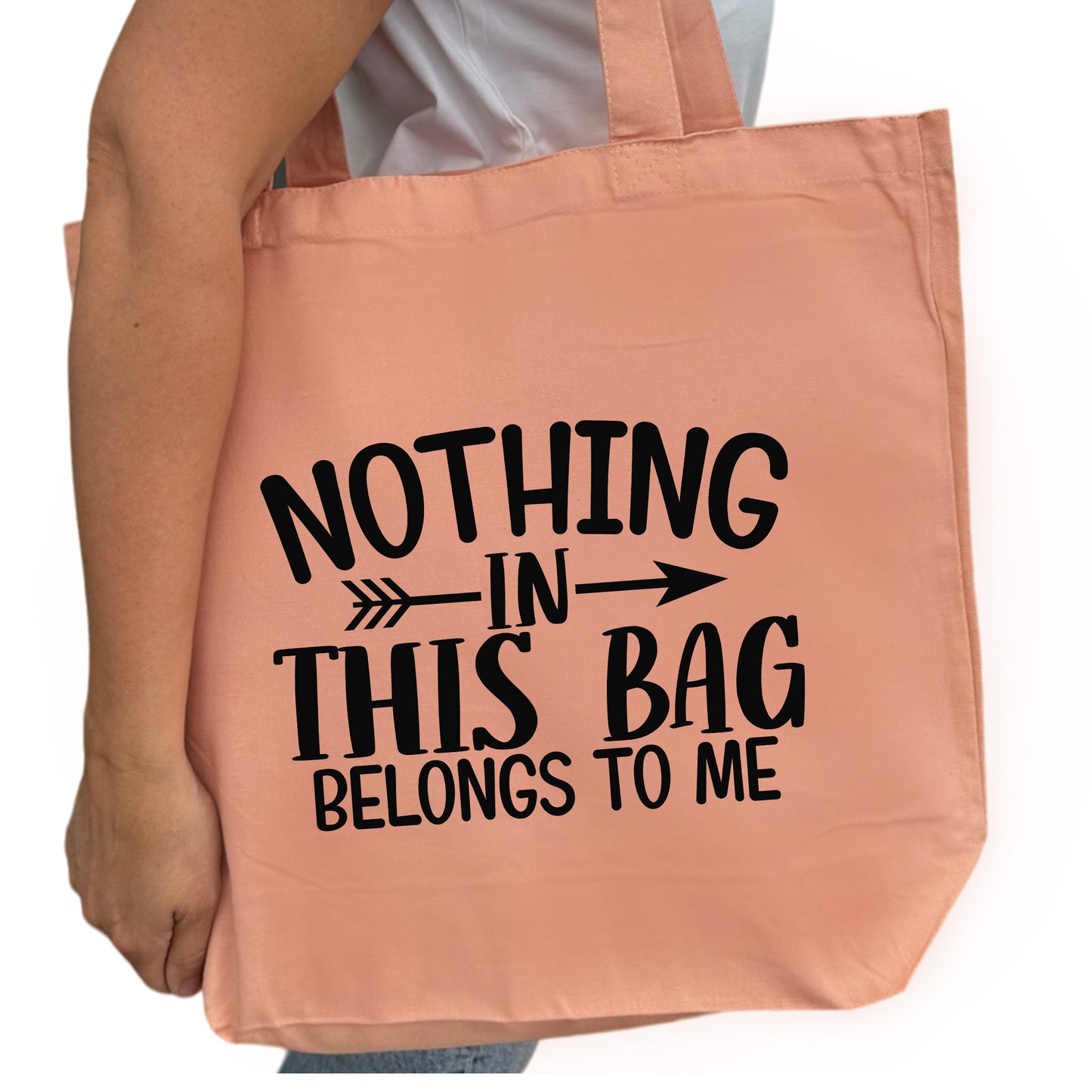 Nothing In This Bag Belongs To Me Tygpåse