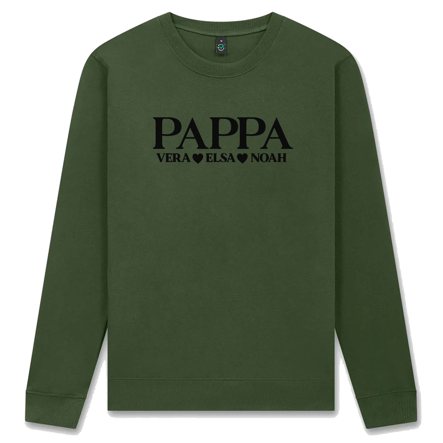 Pappa-tshirt med barnens namn – personlig och kärleksfull