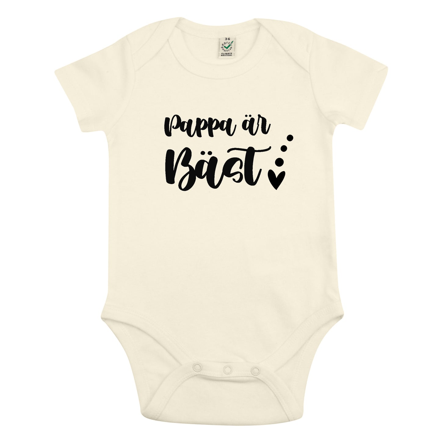 Pappa är Bäst Babybody Nyfödd-Lovely Text