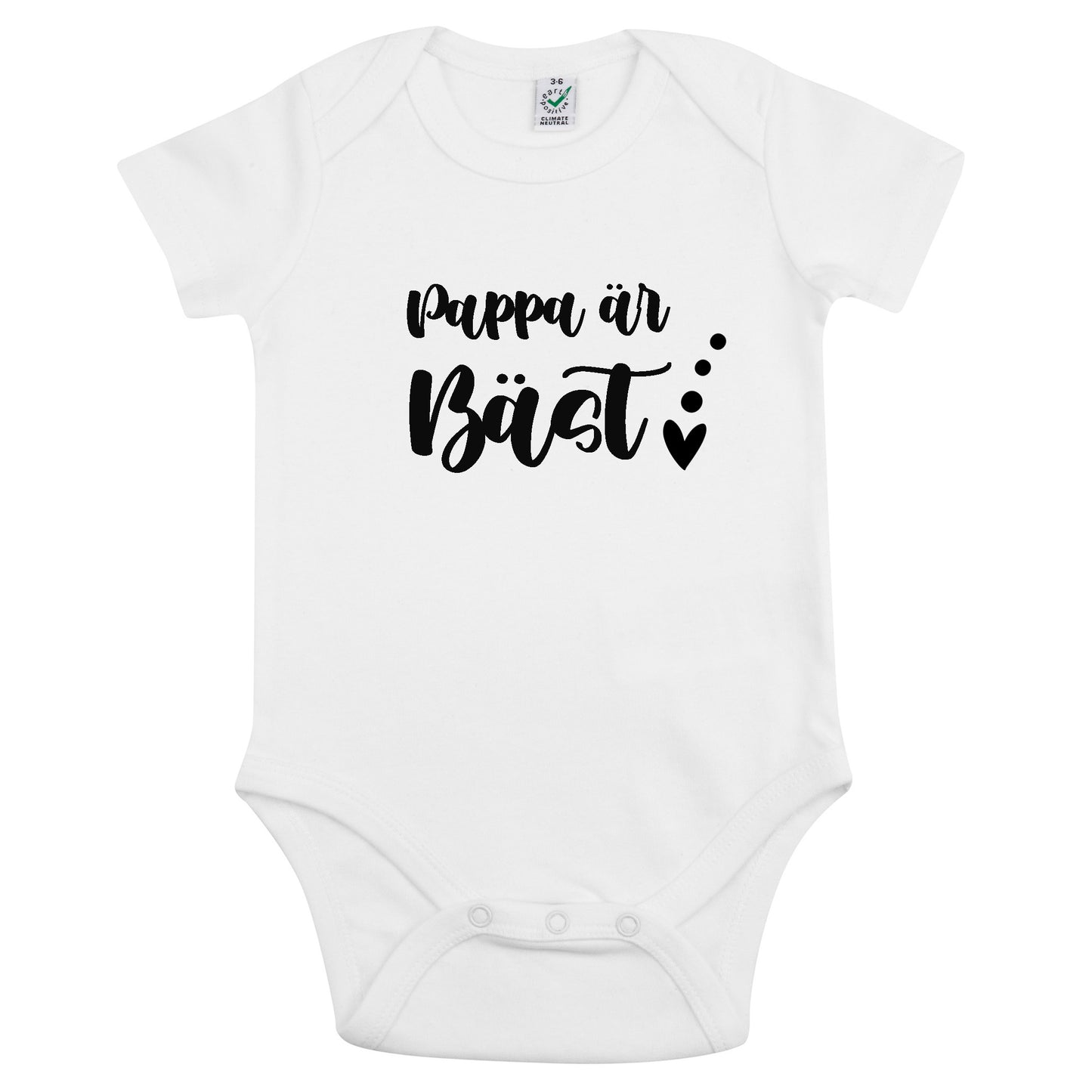 Pappa är Bäst Babybody Nyfödd-Lovely Text
