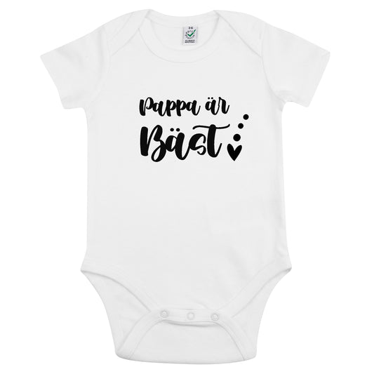 Pappa är Bäst Babybody Nyfödd-Lovely Text