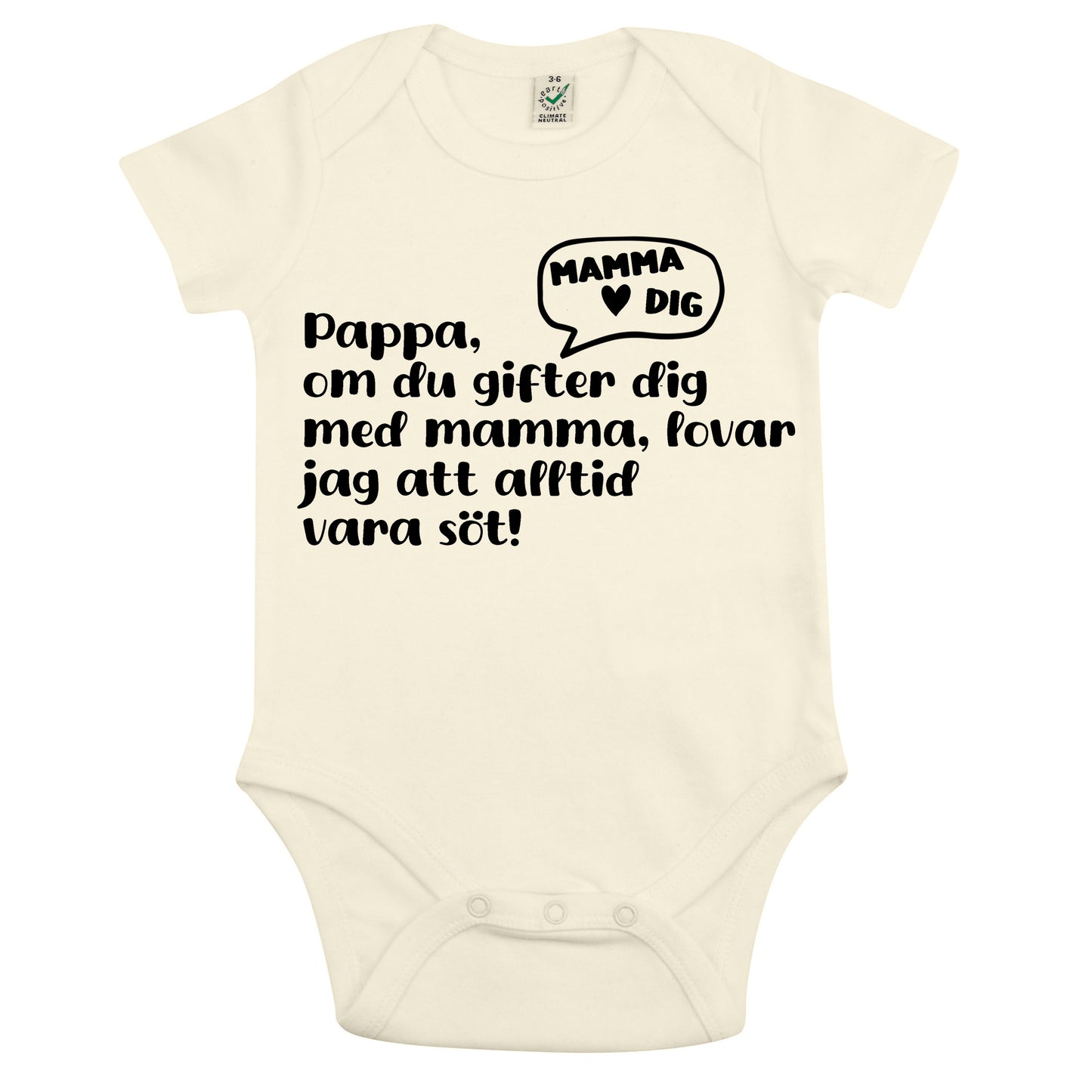 Sötaste löftet – Babybody med frieri till mamma eller pappa