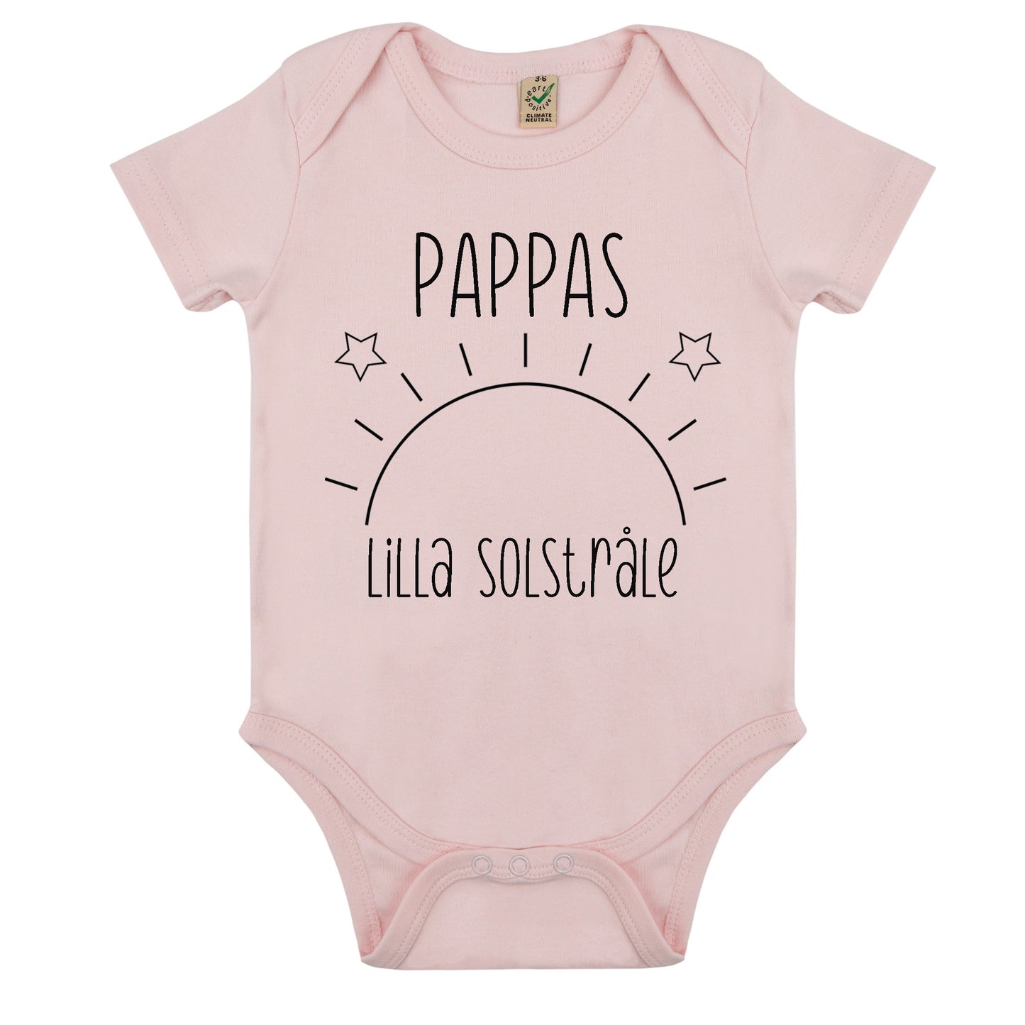 Pappas Lilla Solstråle Baby Body-Lovely Text