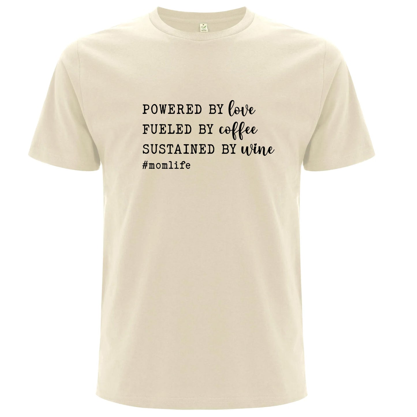 #MomLife T-shirt – Kaffe, Kärlek & Vin