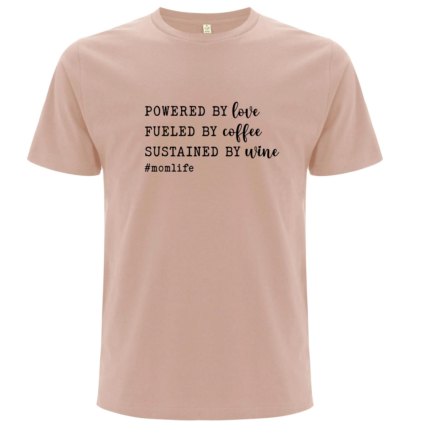 #MomLife T-shirt – Kaffe, Kärlek & Vin