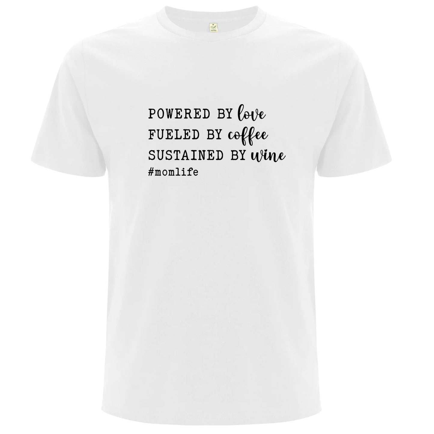 #MomLife T-shirt – Kaffe, Kärlek & Vin