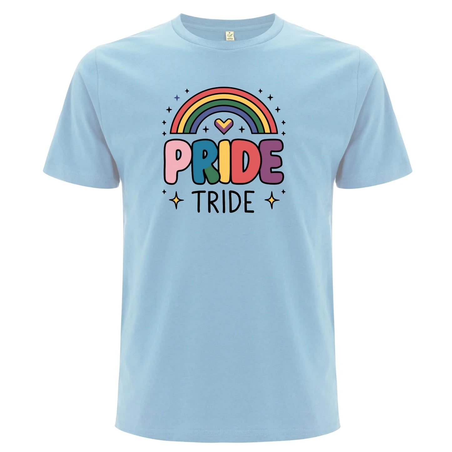 Pride Tribe – T-shirt med regnbåge (Unisex)-Lovely Text