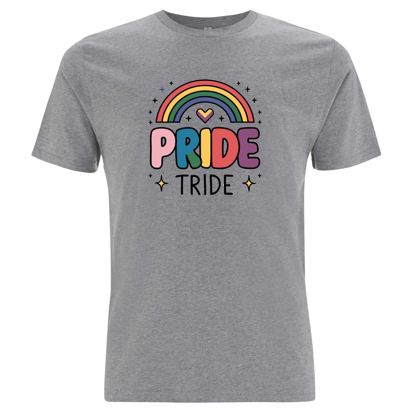 Pride Tribe – T-shirt med regnbåge (Unisex)-Lovely Text