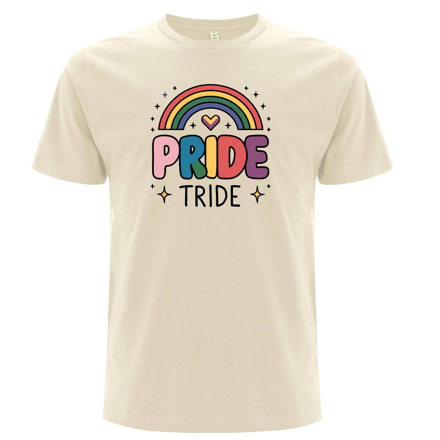 Pride Tribe – T-shirt med regnbåge (Unisex)-Lovely Text