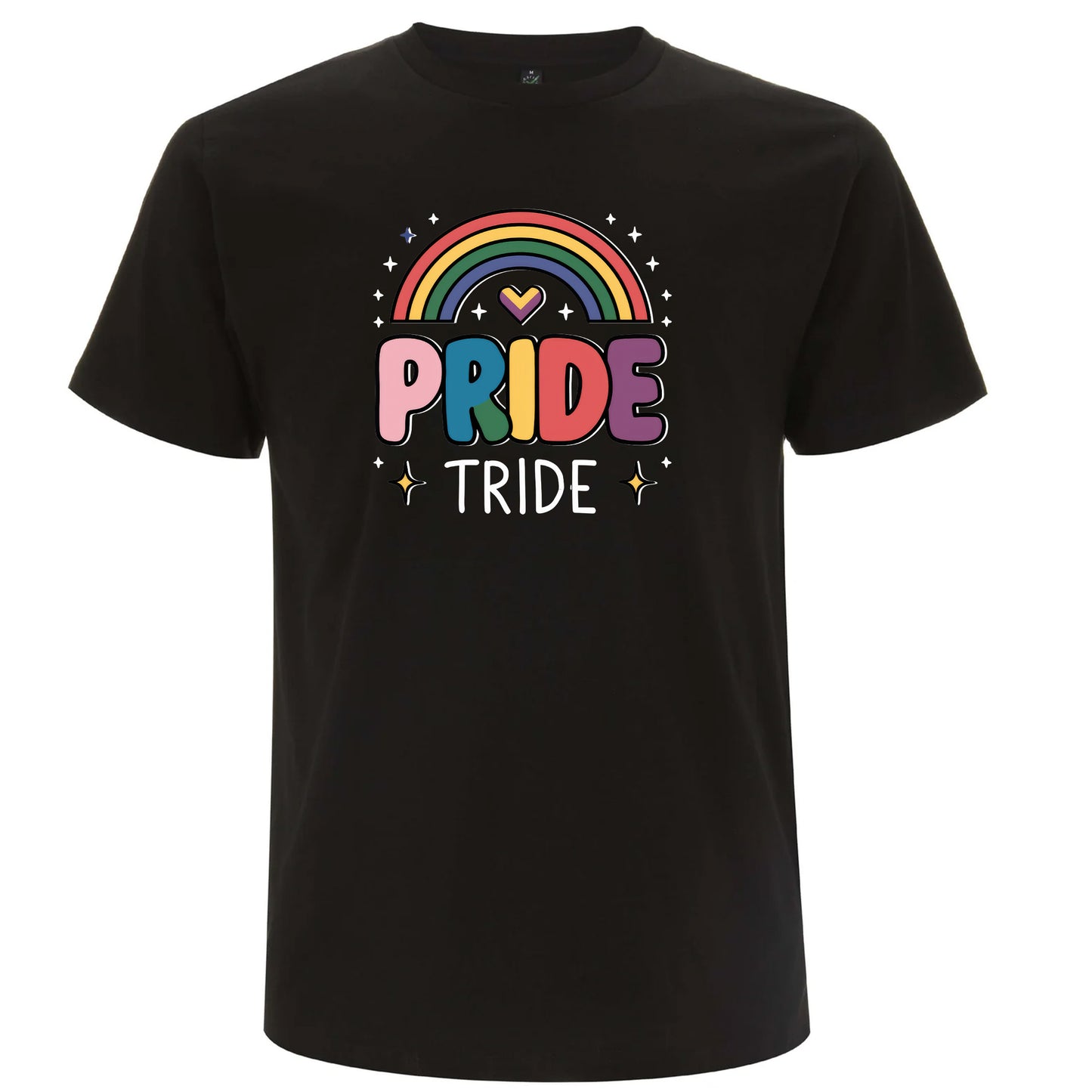Pride Tribe – T-shirt med regnbåge (Unisex)-Lovely Text
