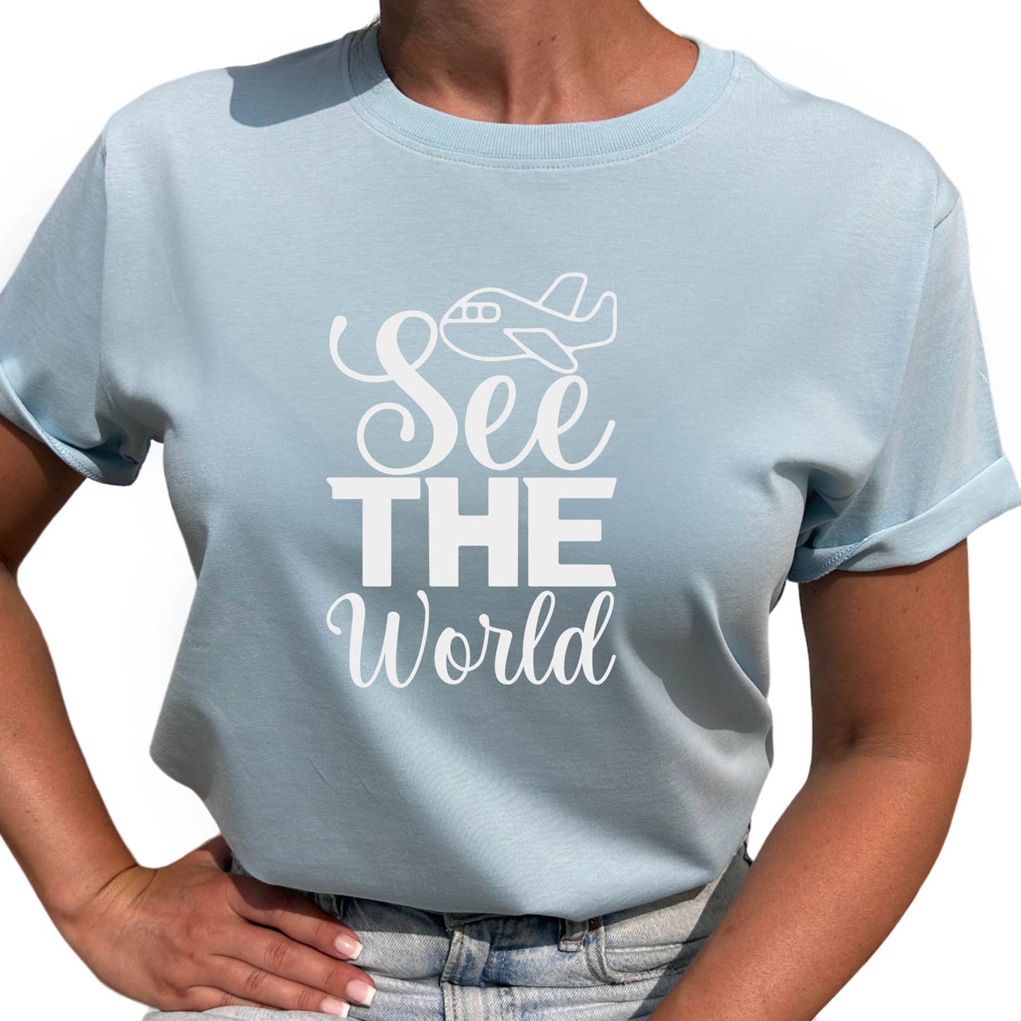 See The World T-shirt-Lovely Text