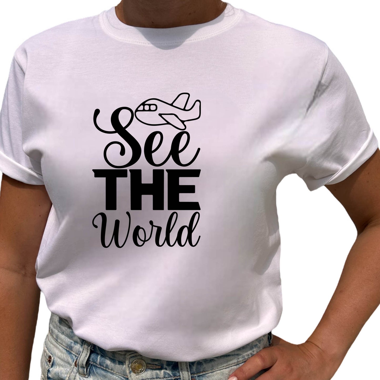 See The World T-shirt-Lovely Text