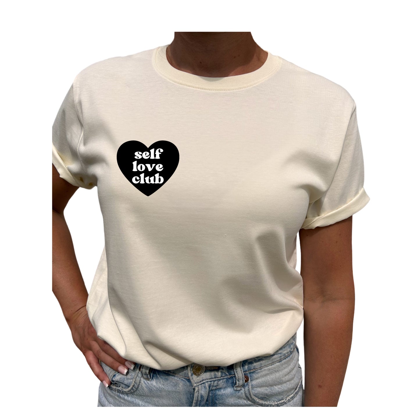 Self Love Club i Litet Hjärta – Kärlek i Små Detaljer T-shirt