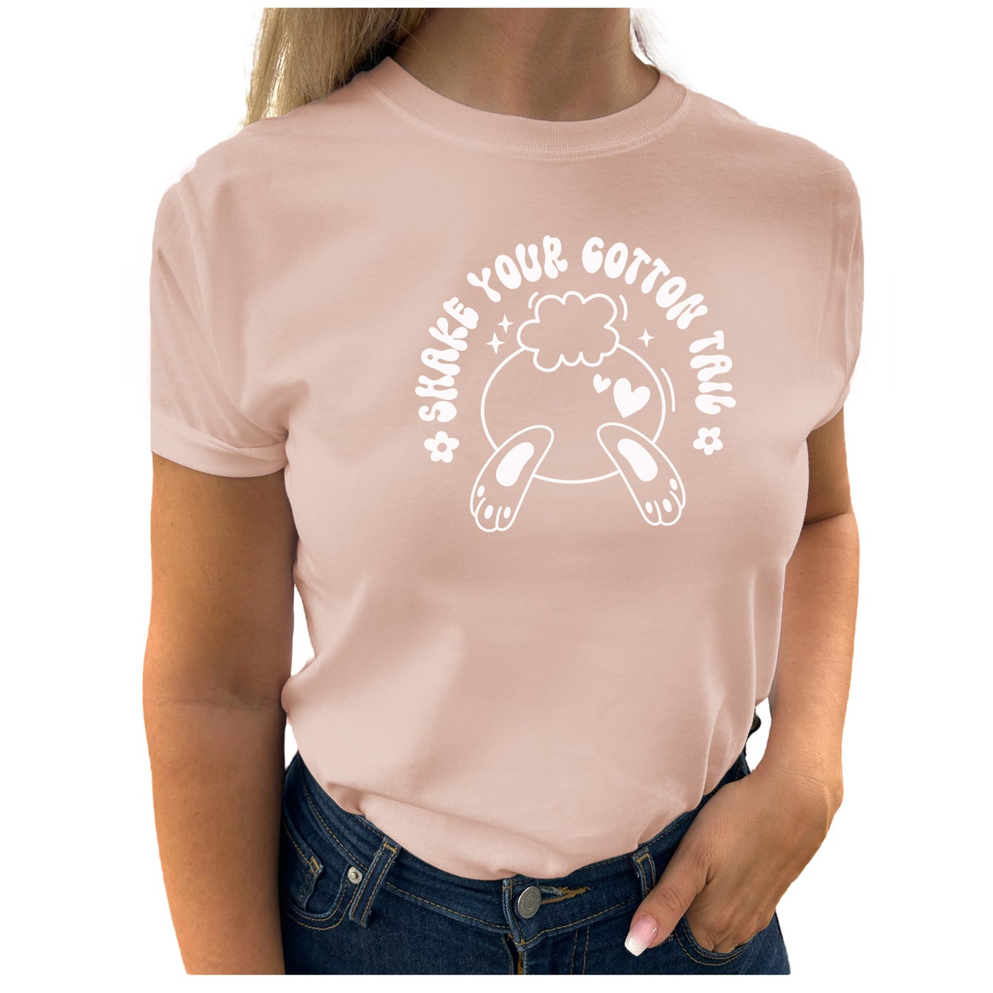 Dansa Med Oss T-shirt: Shake Your Cotton Tail-Lovely Text