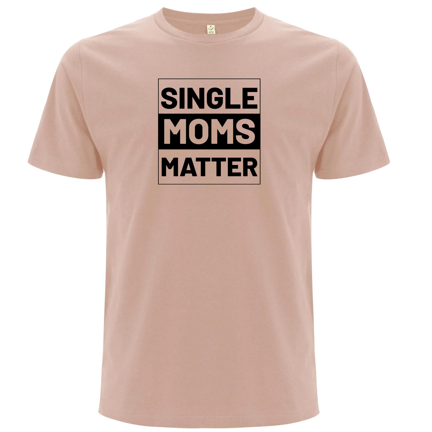 T-shirt för Ensamstående Mamma – Du Är Viktig!-Lovely Text