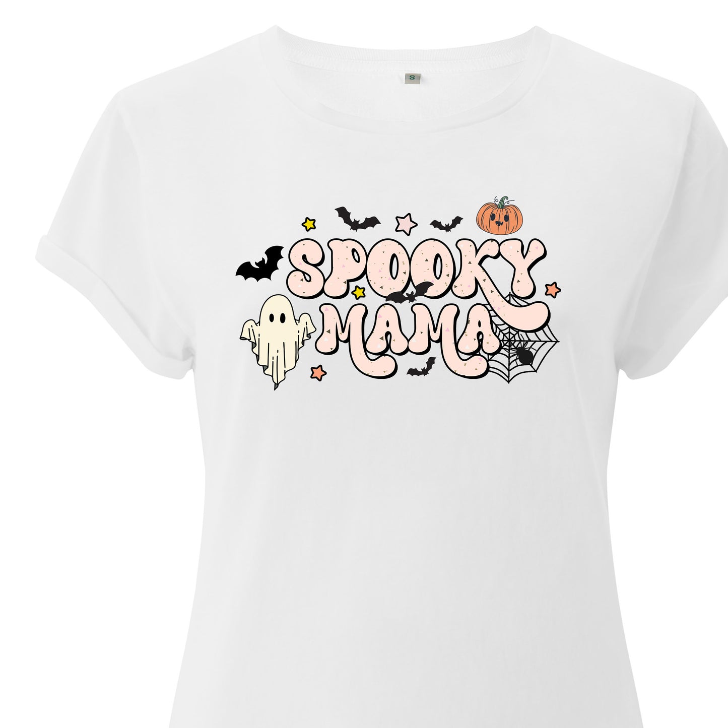 Spooky Mama – Halloween T-shirt Dam