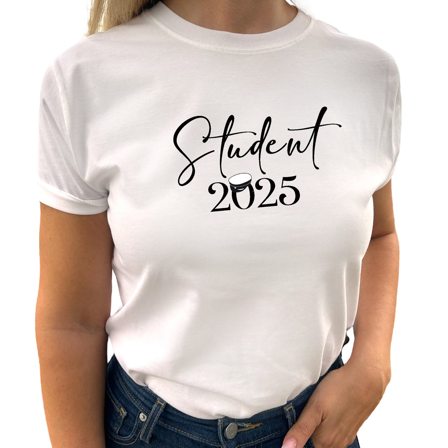 T-shirt Student 2025-Lovely Text