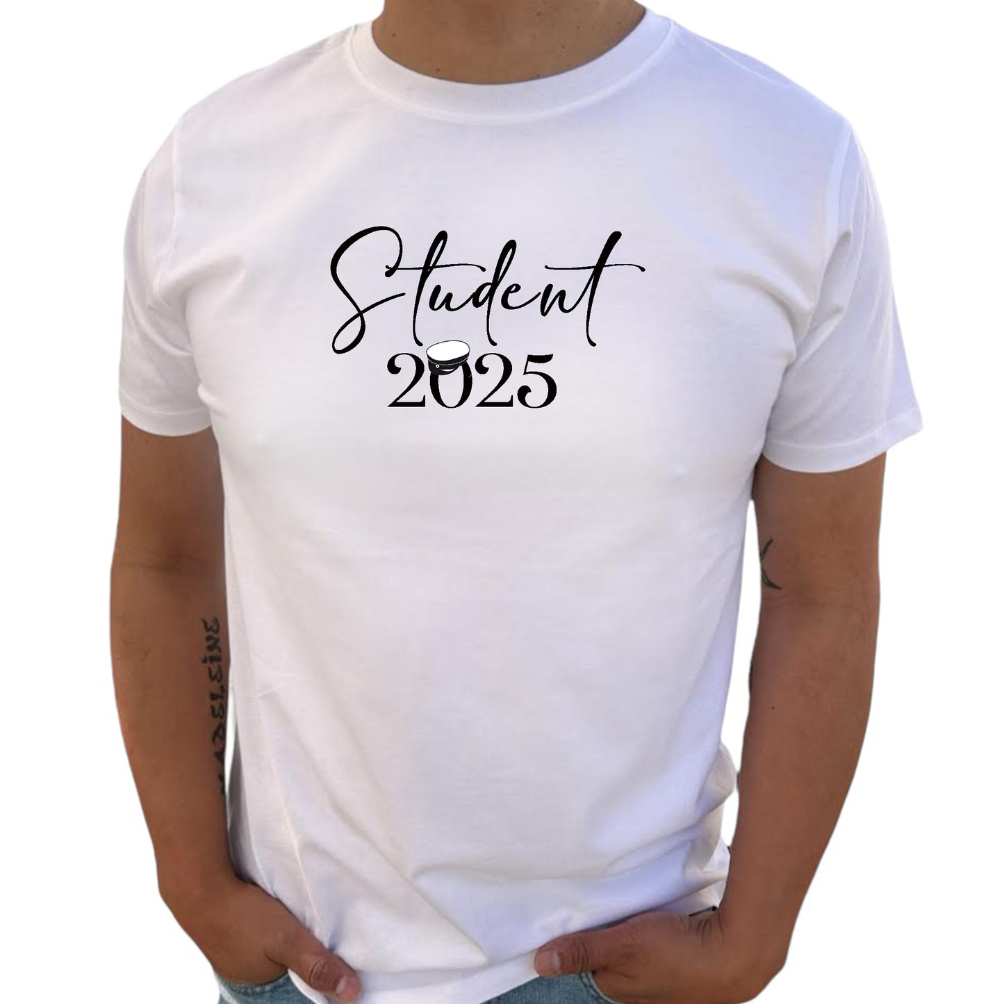 T-shirt Student 2025-Lovely Text