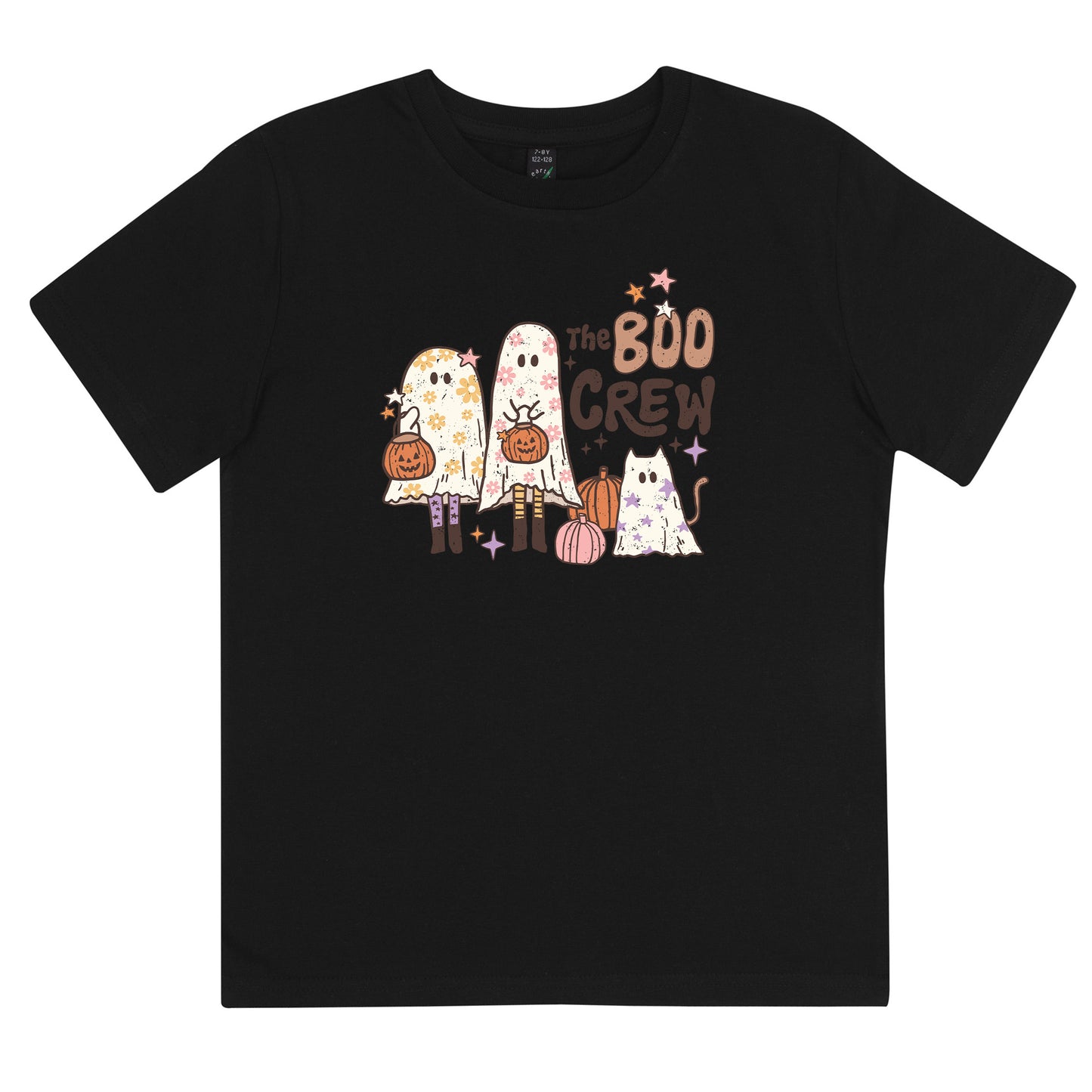 The BOO Crew Halloween T-shirt Barn-Lovely Text