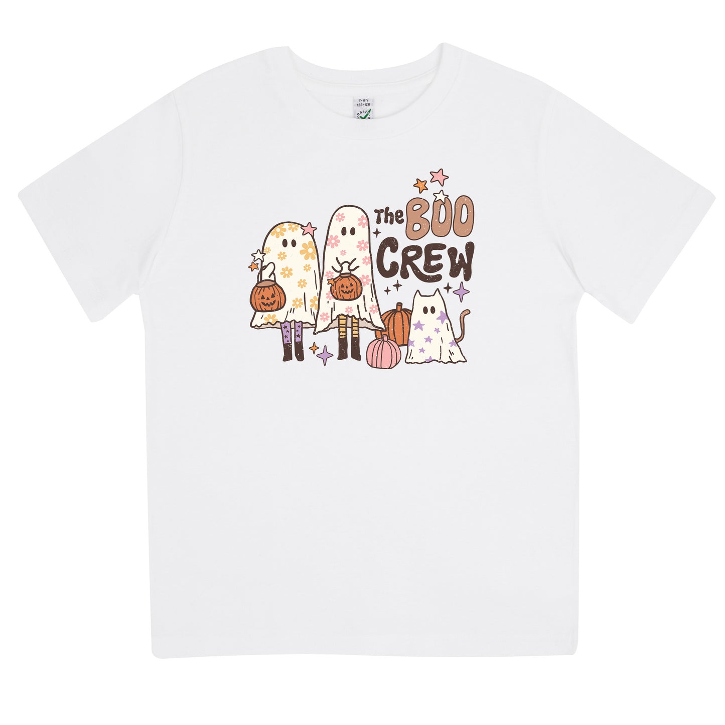 The BOO Crew Halloween T-shirt Barn-Lovely Text