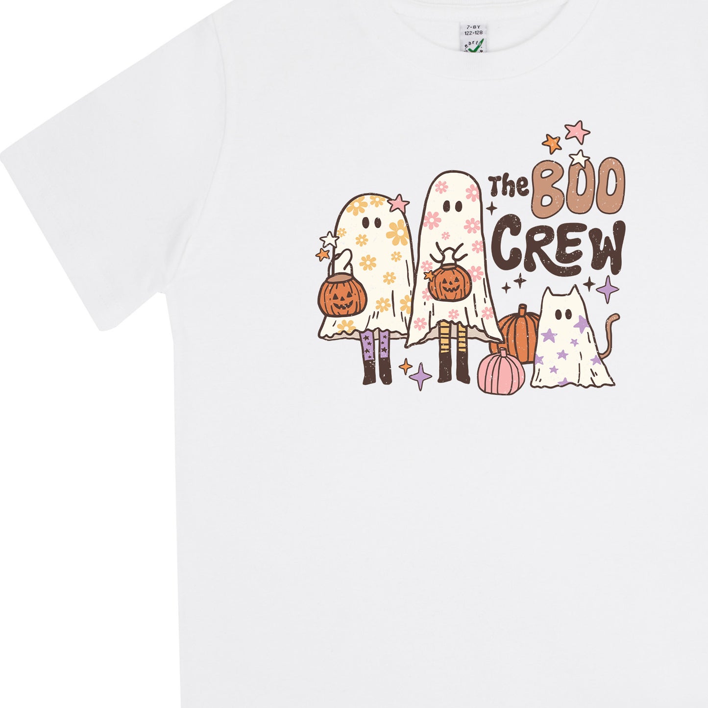 The BOO Crew Halloween T-shirt Barn-Lovely Text