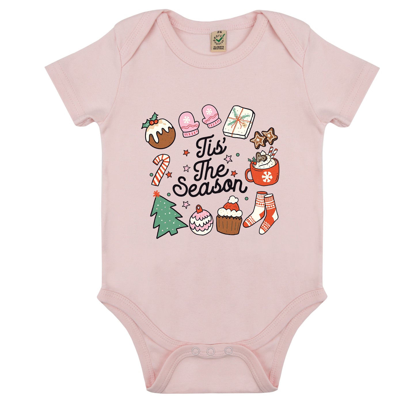 Tis' the Season Babybody - Julig och Mysig-Lovely Text