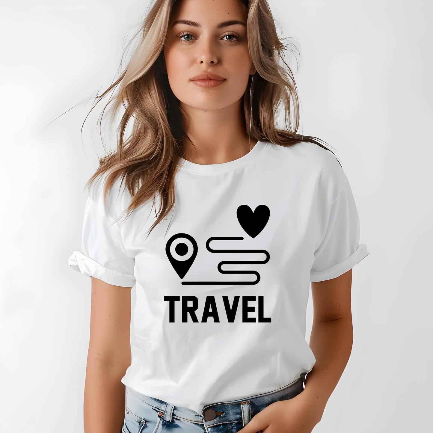 Travel T-shirt-Lovely Text