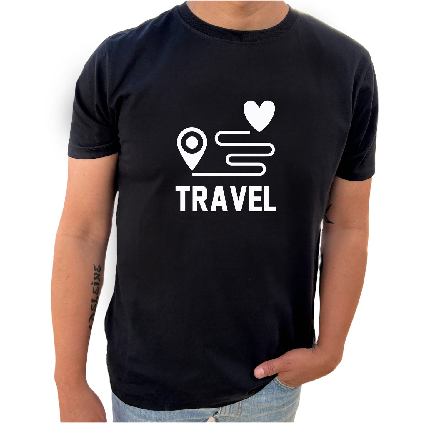 Travel T-shirt-Lovely Text