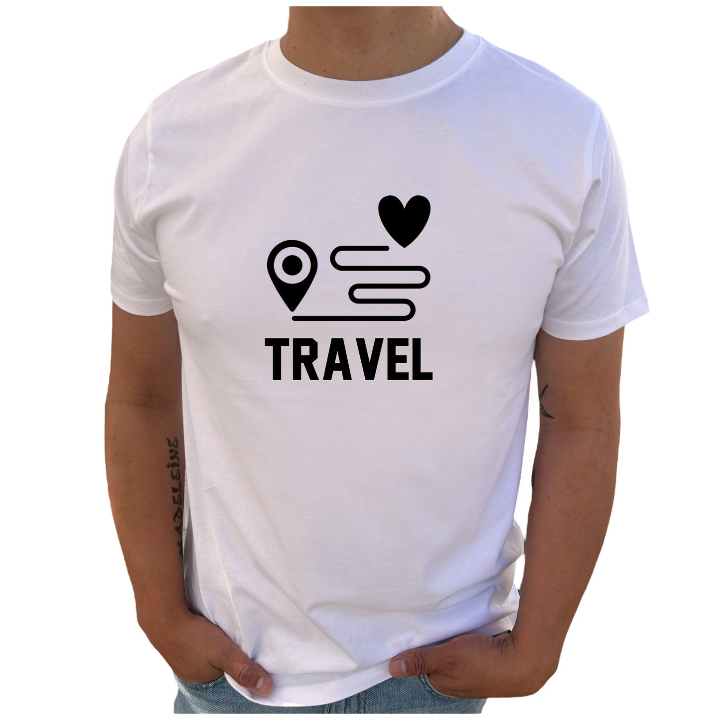 Travel T-shirt-Lovely Text