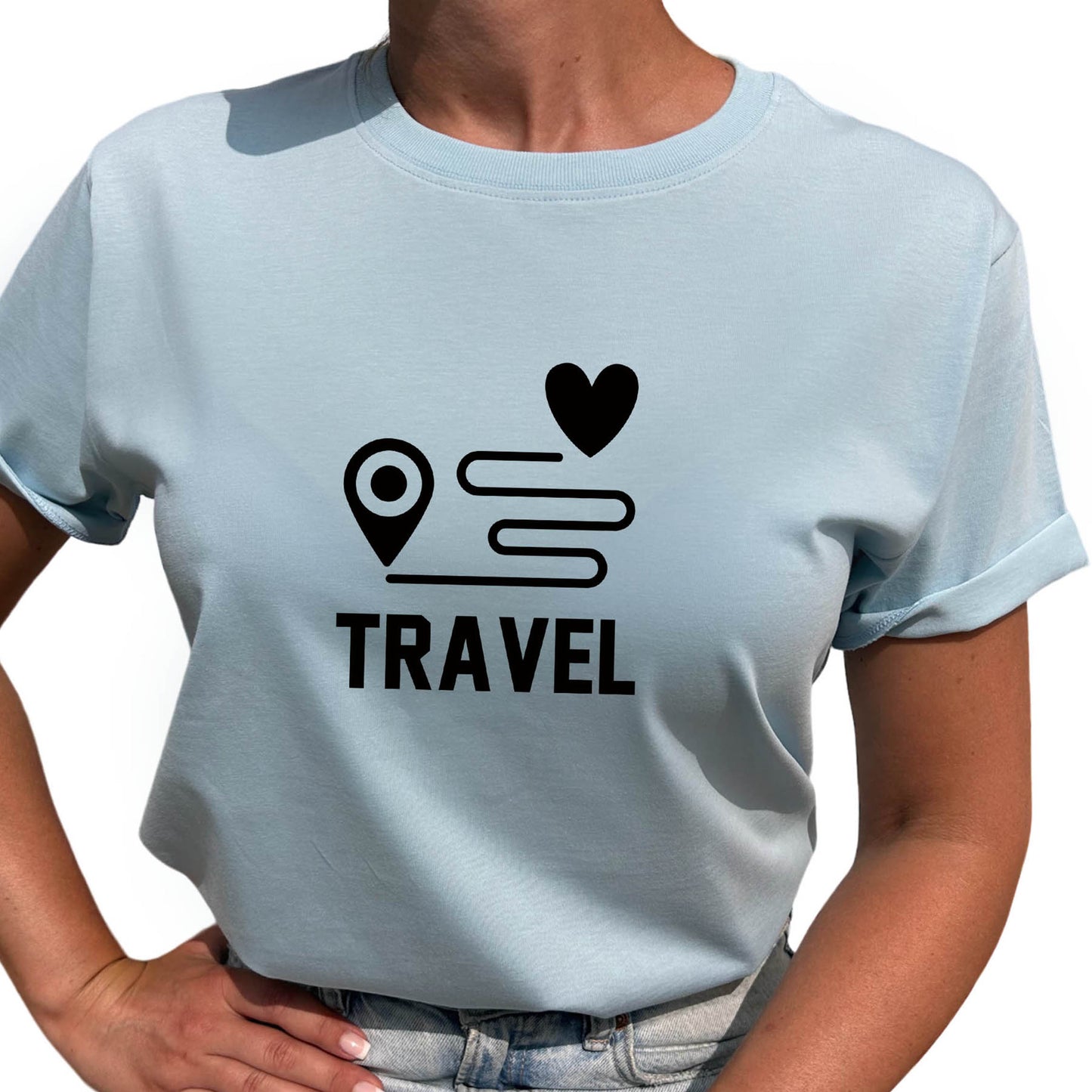 Travel T-shirt-Lovely Text