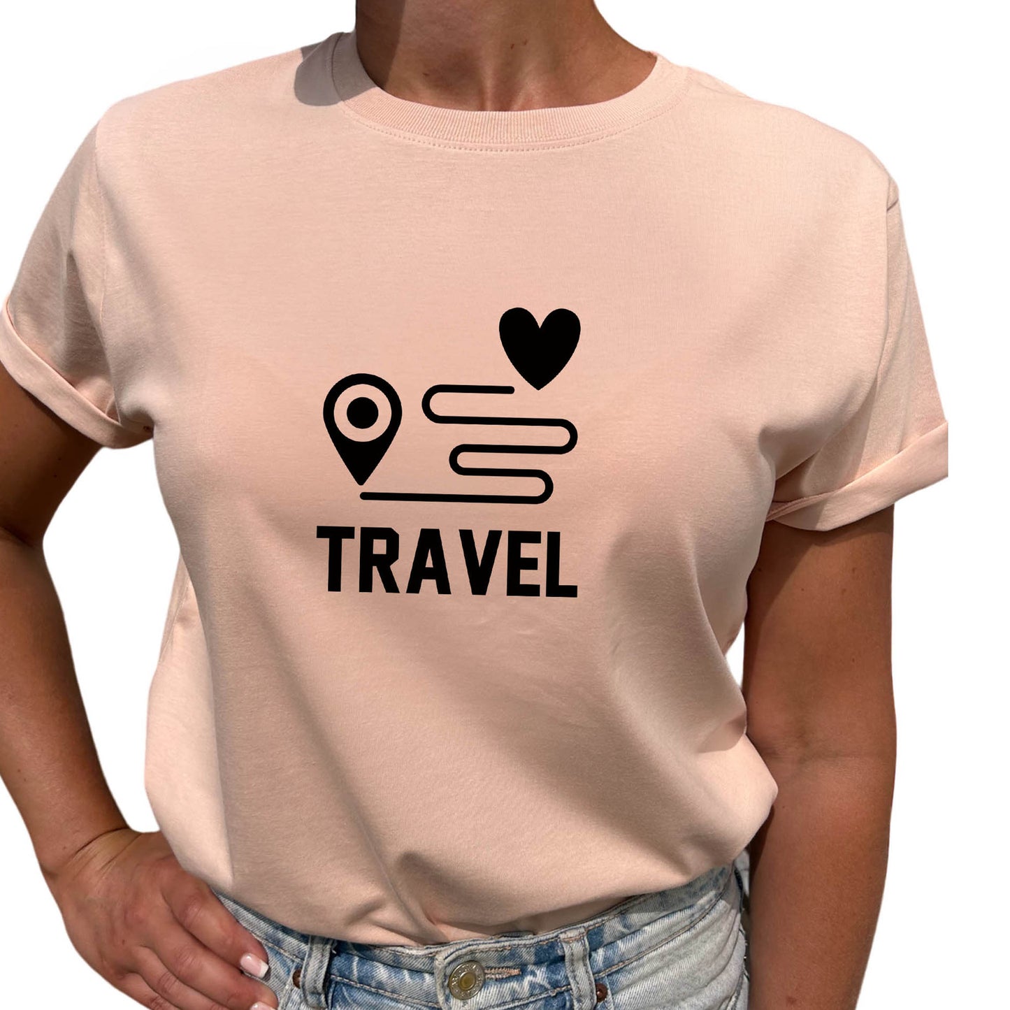 Travel T-shirt-Lovely Text