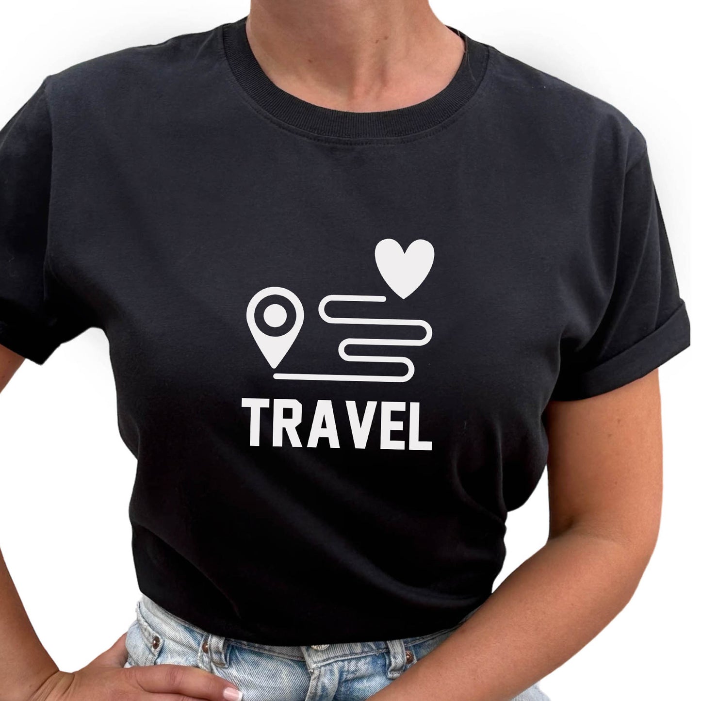 Travel T-shirt-Lovely Text