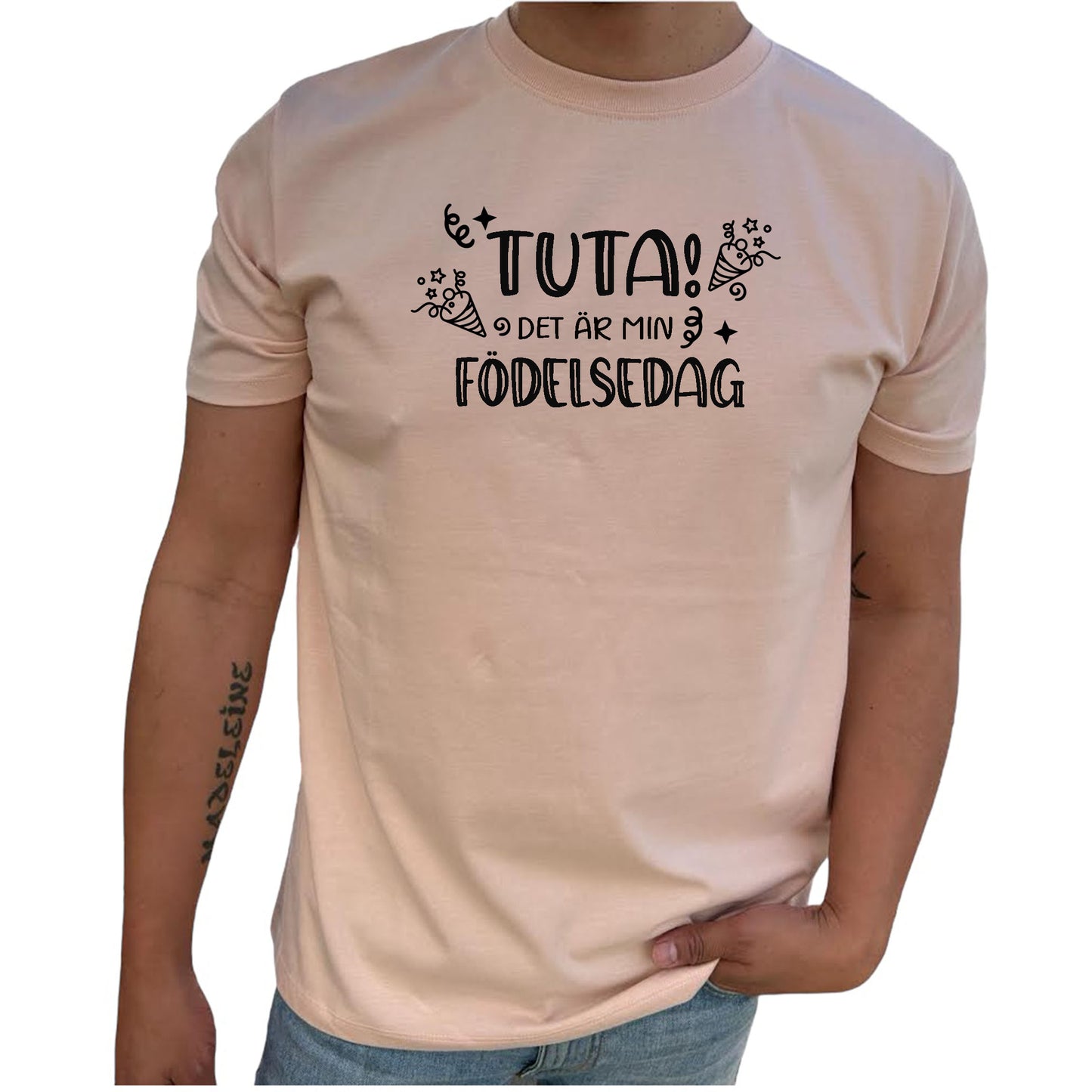 Tuta! Det är min Födelsedag Födelsedags T-shirt-Lovely Text