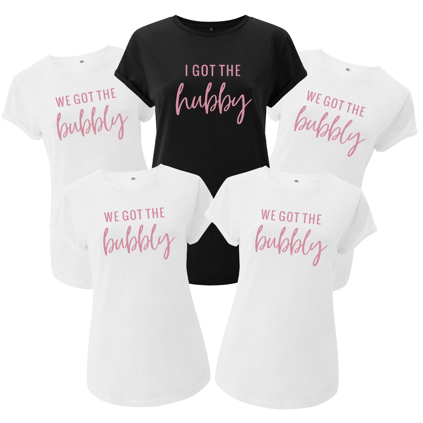 Möhippa We Got the Bubbly T-shirt-Lovely Text