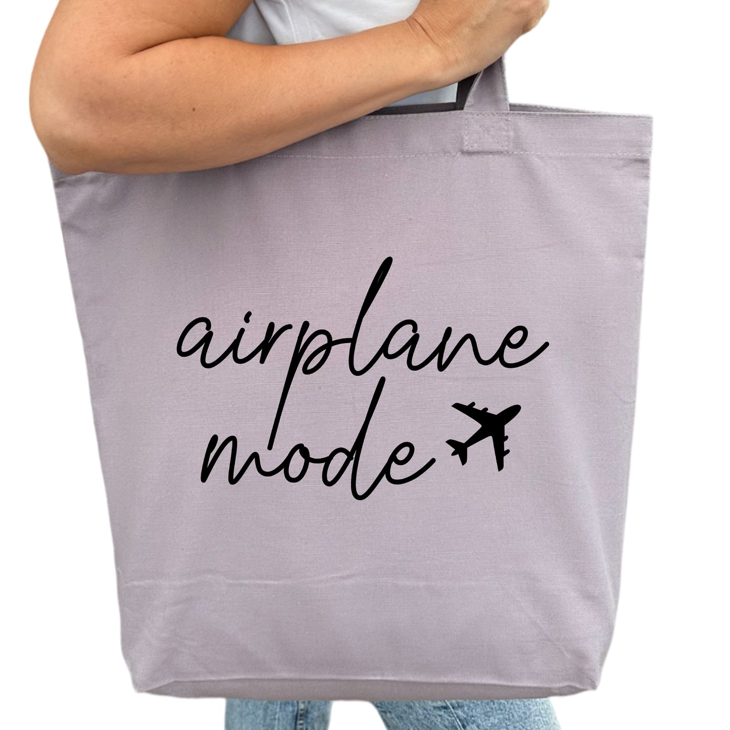 Airplane Mode Tygpåse-Lovely Text