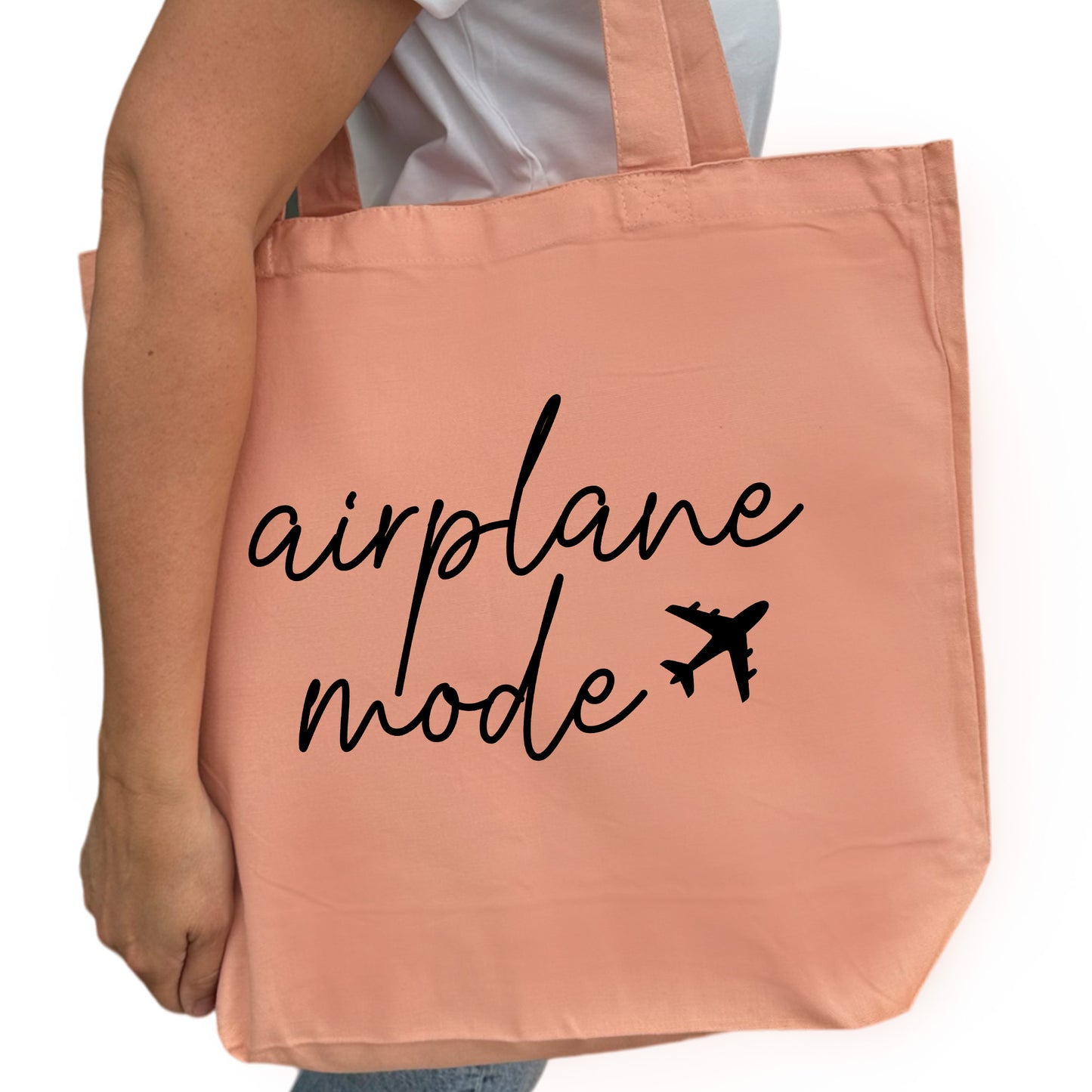 Airplane Mode Tygpåse-Lovely Text