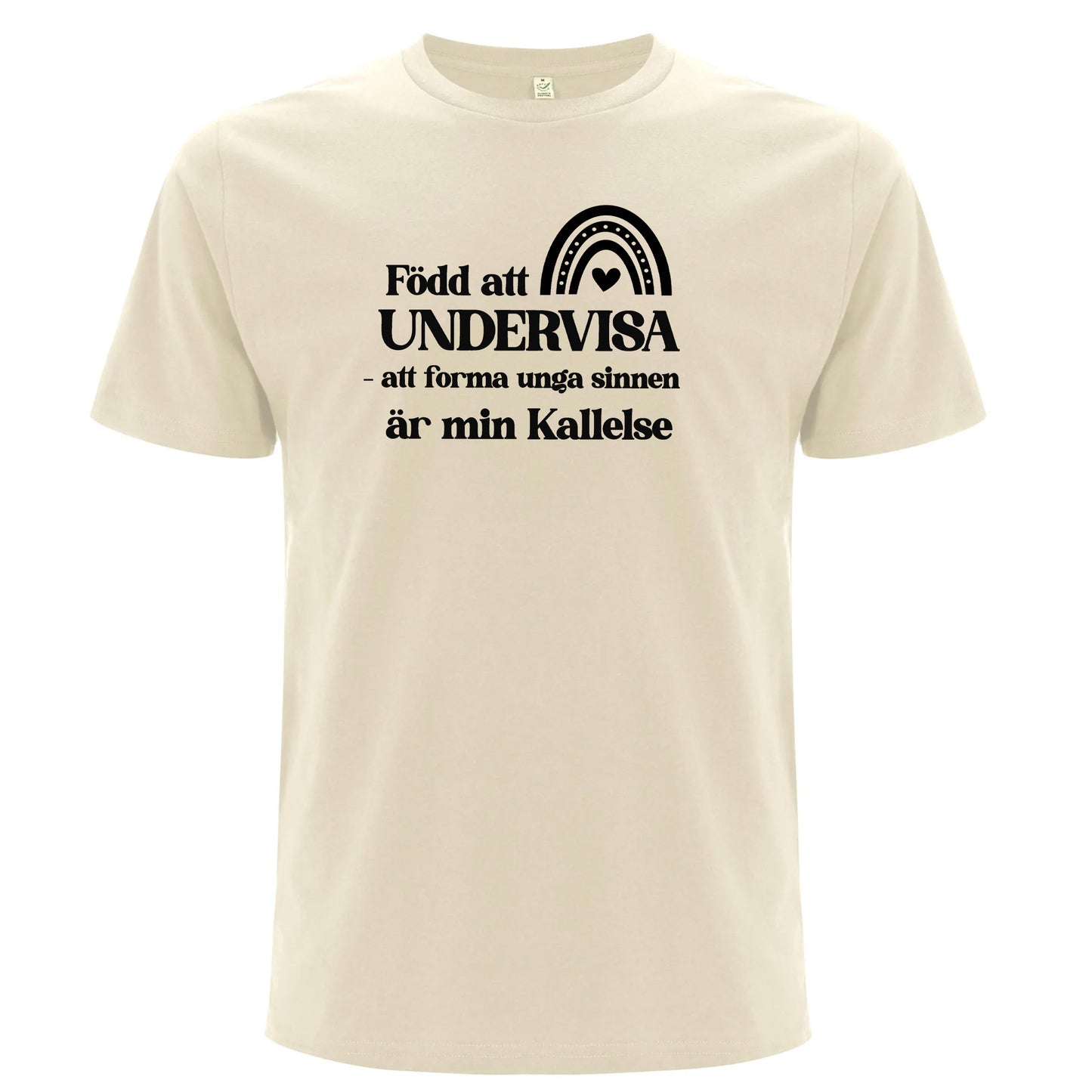 Född att Undervisa - T-shirt Lärare-Lovely Text