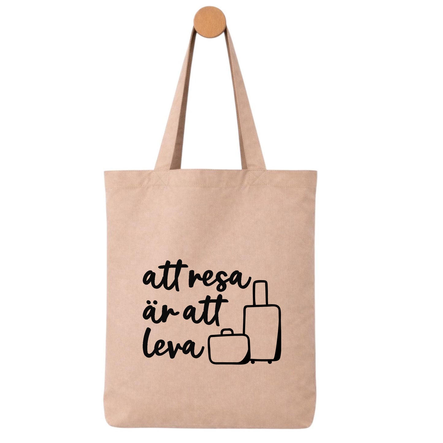 Tygpåse – Att resa är att leva