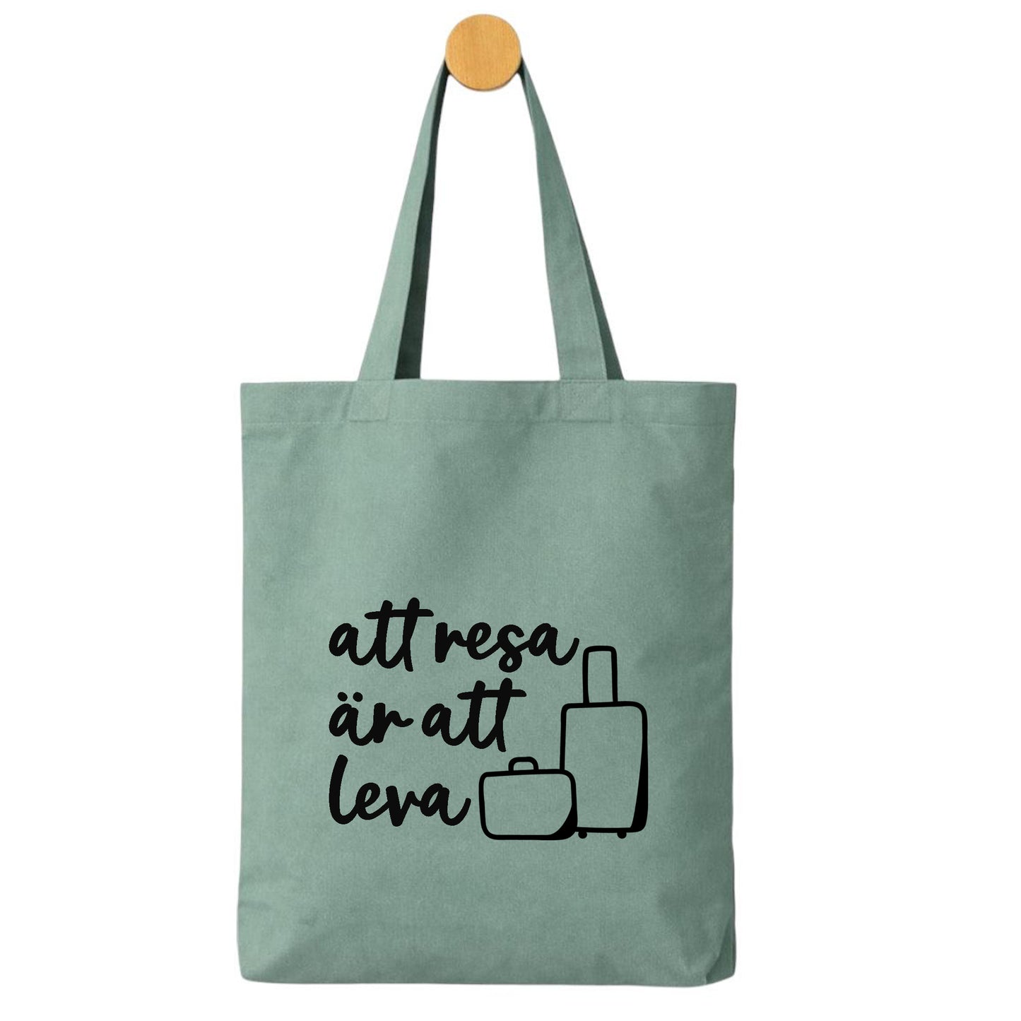 Tygpåse – Att resa är att leva