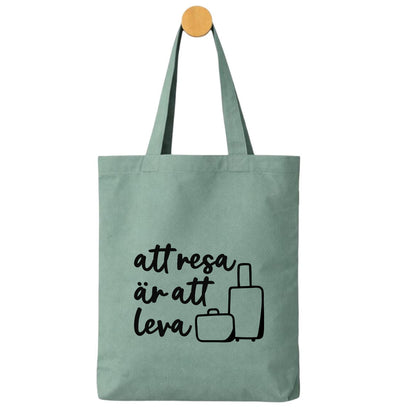 Tygpåse – Att resa är att leva