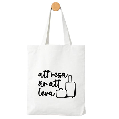 Tygpåse – Att resa är att leva