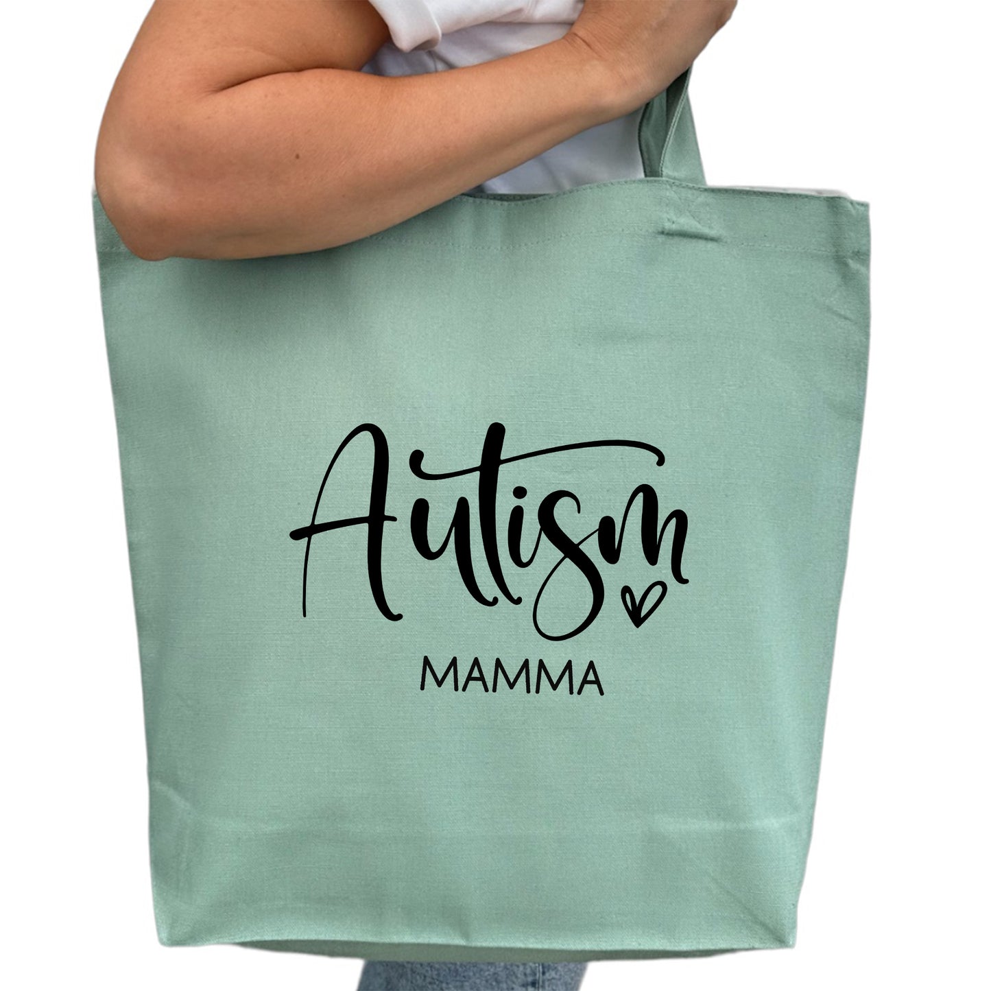 Tygpåse för mammor som sprider Autismkärlek – Autism Mamma