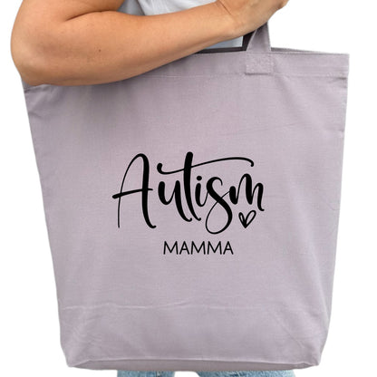 Tygpåse för mammor som sprider Autismkärlek – Autism Mamma