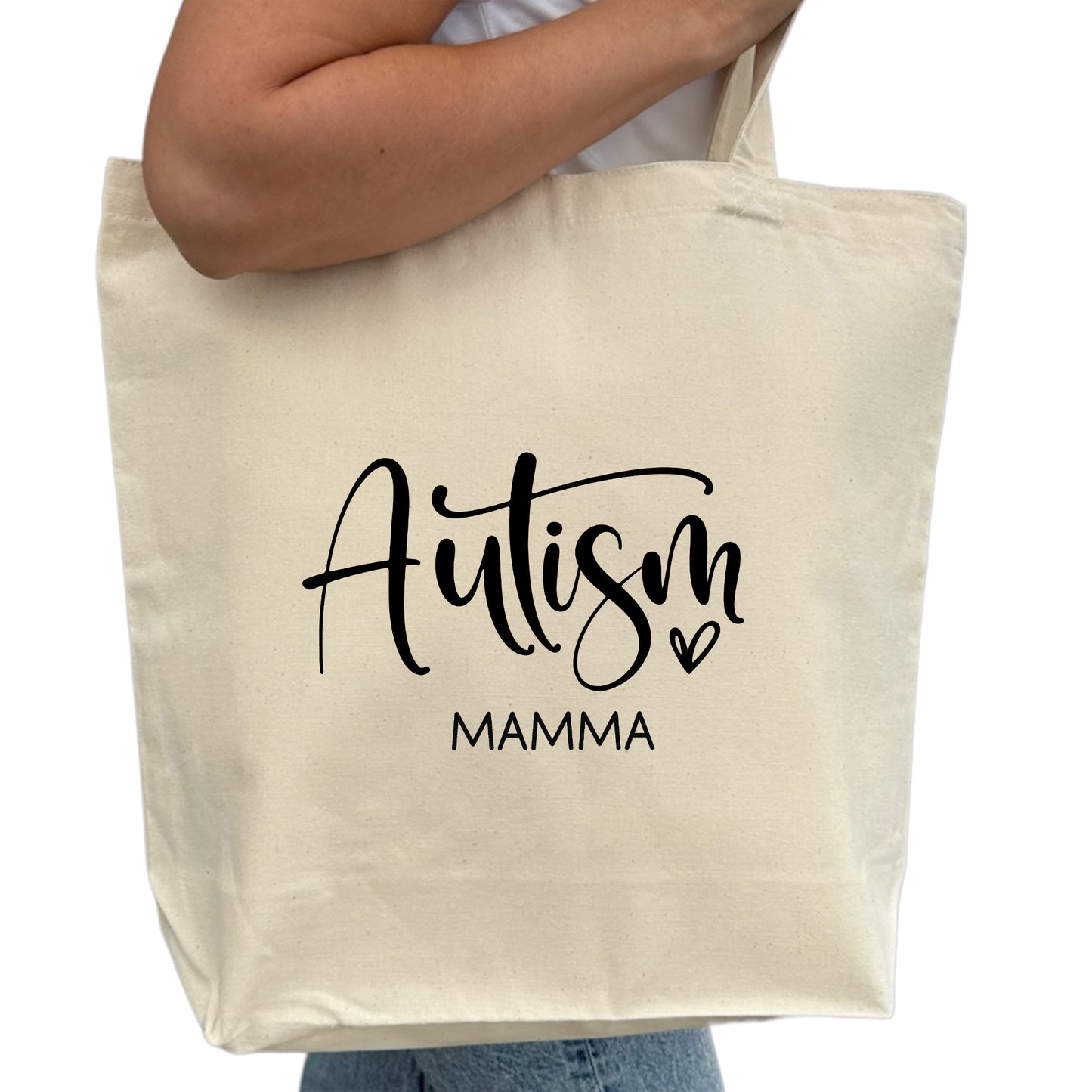 Tygpåse för mammor som sprider Autismkärlek – Autism Mamma